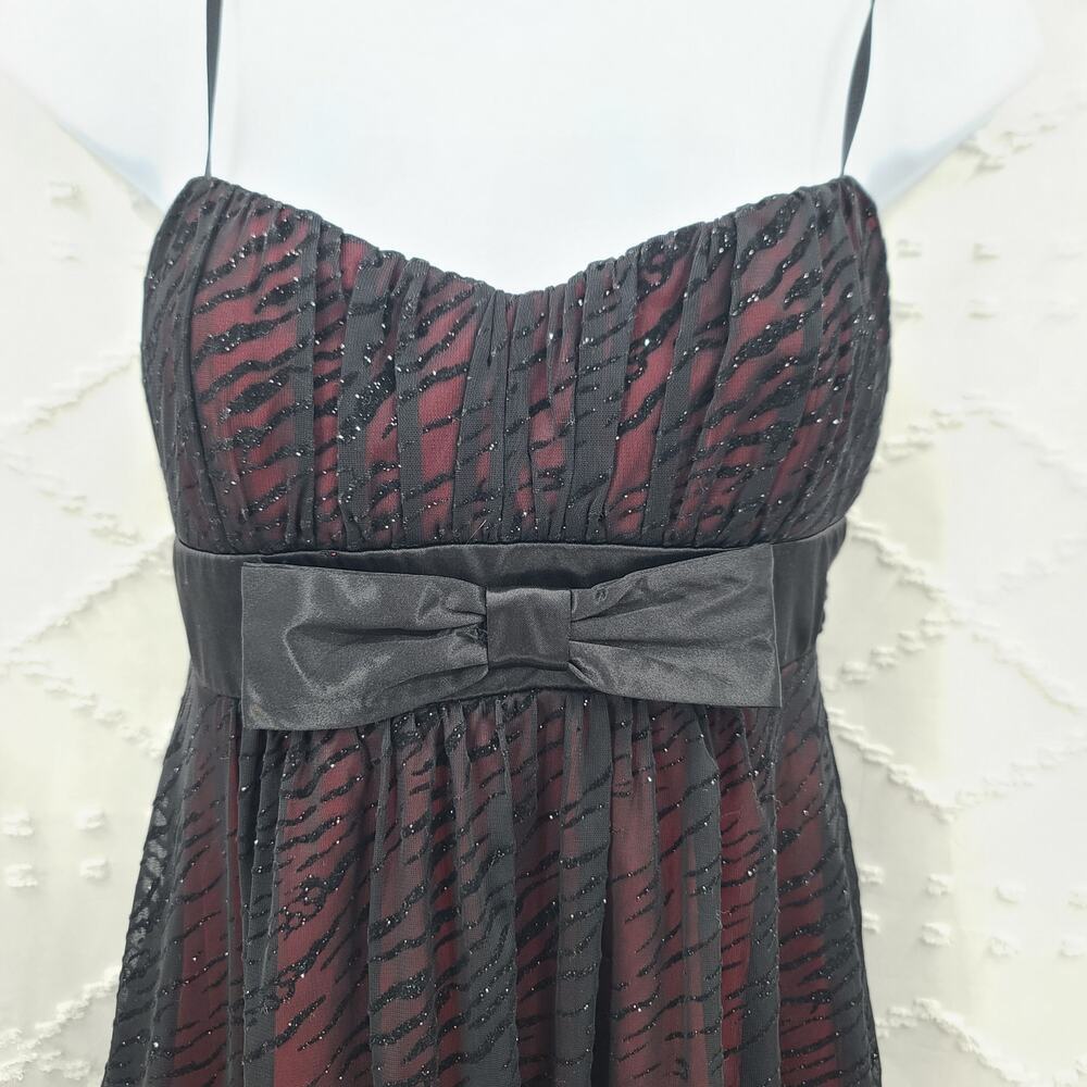 Ruby Rox Vintage Y2K Sparkling Fairy grunge dress SZ Small whimsigoth Party Red - Picture 6 of 12